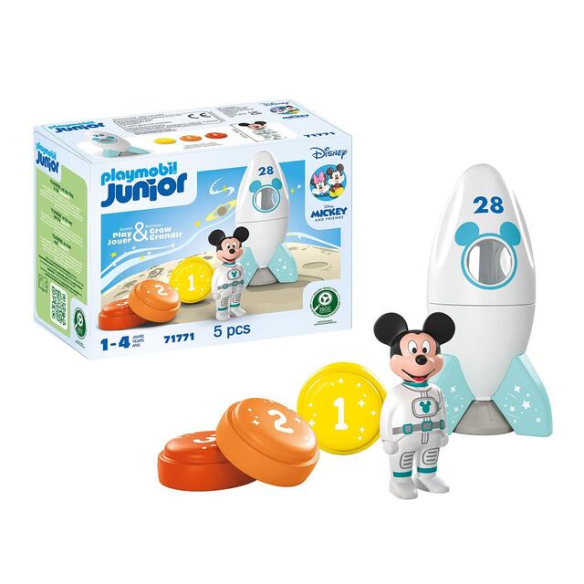 Playmobil 71771 Junior & Disney - Mickey Mouse's Rocket Space Adventure thumbnail 2