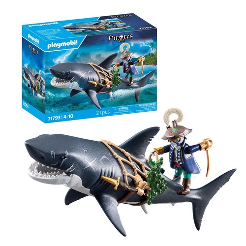 Playmobil 71793 Pirates Giant Shark with Biting Function thumbnail 2