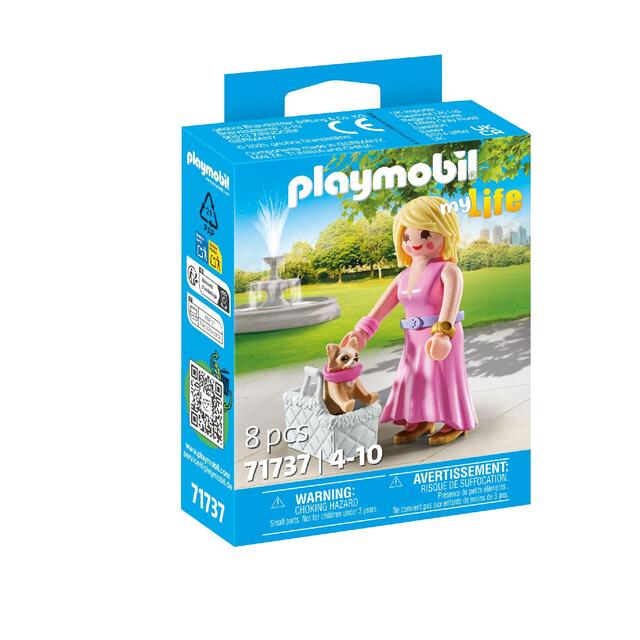 Playmobil 71737 My Life It-Girl with Chihuahua Collectible Set