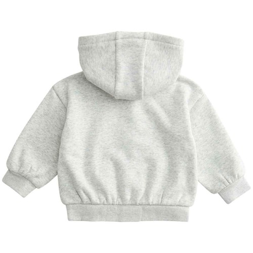 M&S Tommy Zip Up Hoodie, 2-3 Years, Grey Marl thumbnail 3