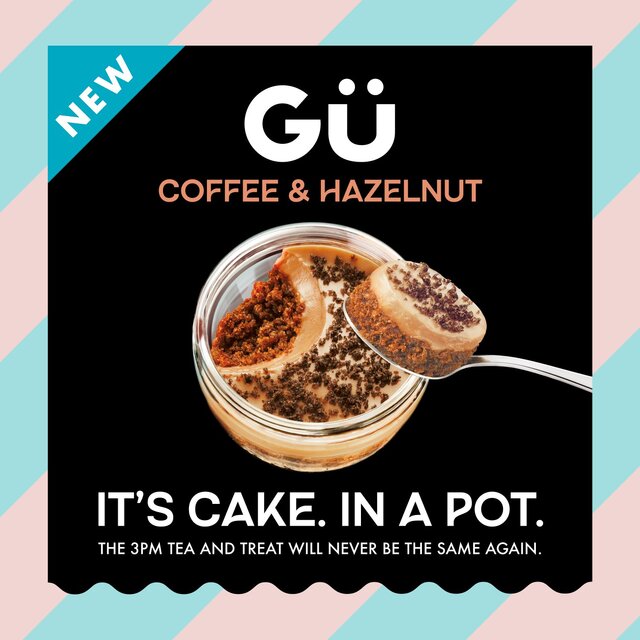 Gu Coffee & Hazelnut Cake Pot Dessert 2x65g thumbnail 4