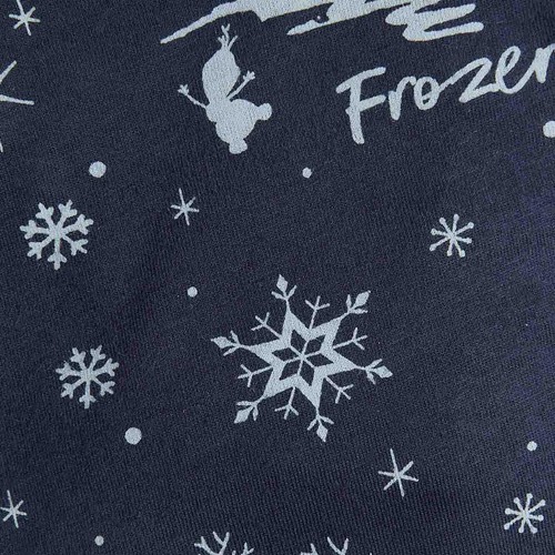 M&S Frozen Pyjamas, 6-7 Years, Navy thumbnail 3