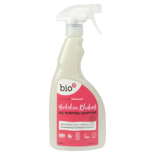 Bio-D Yorkshire Rhubarb All Purpose Antibacterial Sanitiser Spray