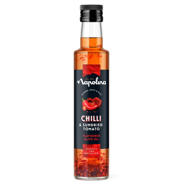 Napolina Chilli & Sundried Tomato Flavoured Olive Oil 250ml