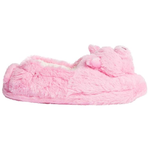 M&S Kids Percy Pig Slippers, Size 7, Pink thumbnail 3