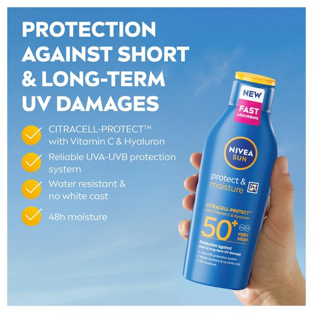 NIVEA Sun Protect & Moisture Lotion SPF50+ thumbnail 3