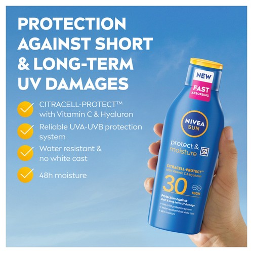 NIVEA Sun Protect & Moisture Lotion SPF30 thumbnail 5