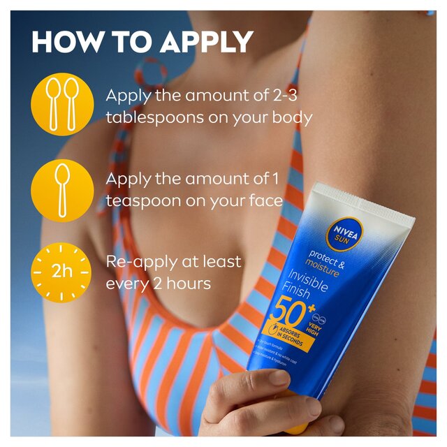 NIVEA Sun Protect & Moisture Invisible Finish SPF50+ thumbnail 2