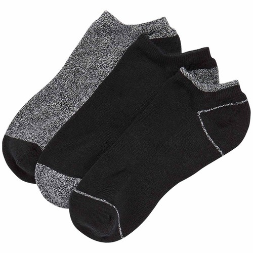 M&S Womens, Thermal Trainer Liners, Size 3-5, Black