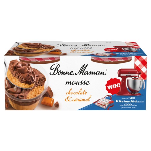 Bonne Maman Chocolate & Caramel Mousse - £2.20 | Grocefully