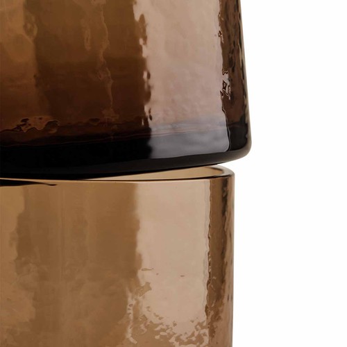M&S Hammered Hi Ball Glasses, Brown thumbnail 2