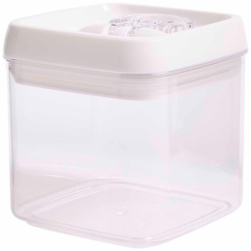 M&S 1L Square Flip-TightKitchen Storage, White Mix thumbnail 2