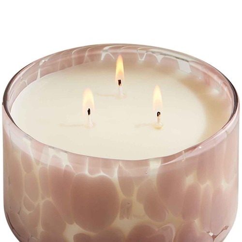 M&S Lychee & Dragonfruit Confetti 3 Wick Candle, Pink thumbnail 4