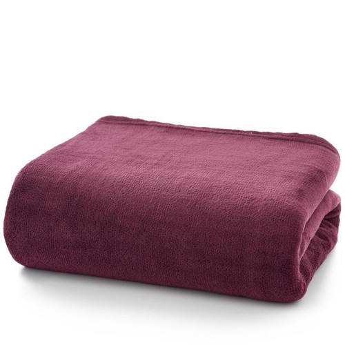 Deyongs Snuggle Touch Throw, Magenta