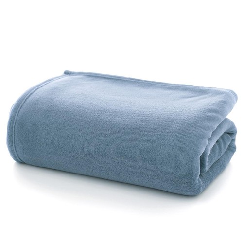 Deyongs Snuggle Touch Throw, Light Blue
