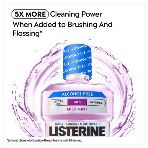Listerine Total Care Mild Mint Alcohol Free Mouthwash thumbnail 4