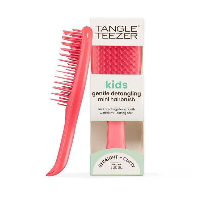 Tangle Teezer Kids Mini Detangling Hairbrush, Pink Punch