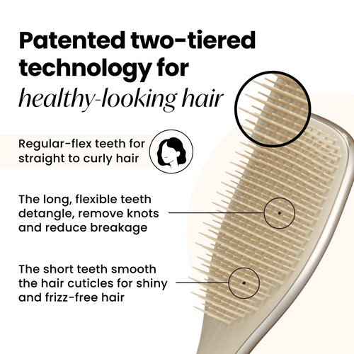 Tangle Teezer Ultimate Detangler Chrome, Champagne Gold thumbnail 4