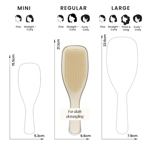 Tangle Teezer Ultimate Detangler Chrome, Champagne Gold thumbnail 7