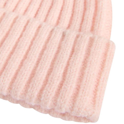 M&S Kids Fisherman Beanie Hat, 3-6 Years, Pink thumbnail 3