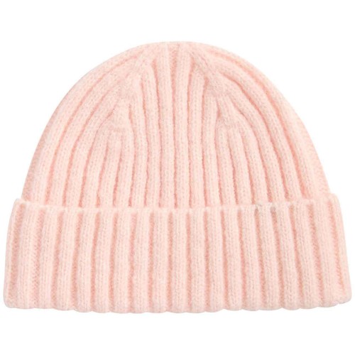 M&S Kids Fisherman Beanie Hat, 1-3 Years, Pink thumbnail 2