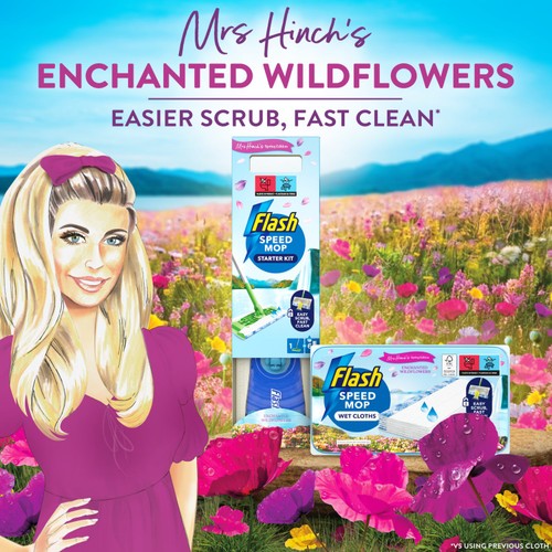 Flash Speedmop Wet Refills Mrs Hinch Enchanted Flowers thumbnail 4