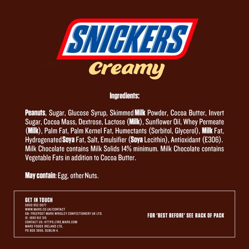 Snickers Creamy Peanut Butter & Milk Chocolate Snack Bars Multipack thumbnail 5