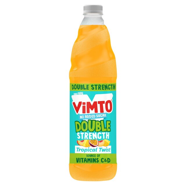 Vimto Double Concentrate No Added Sugar Tropical Twist Squash
