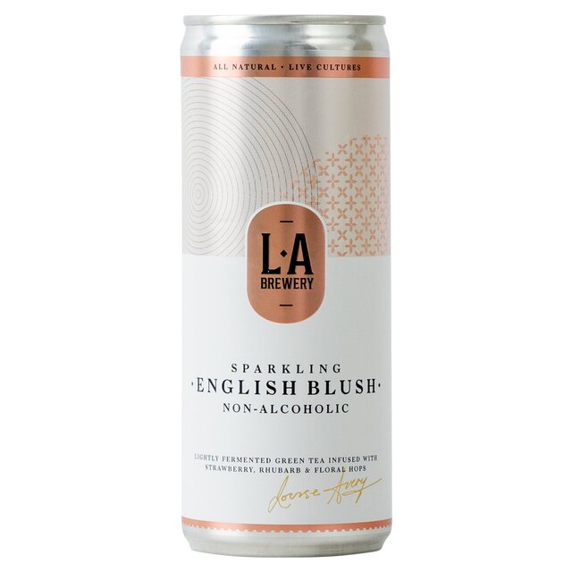 LA Brewery Non-Alcoholic English Blush Kombucha