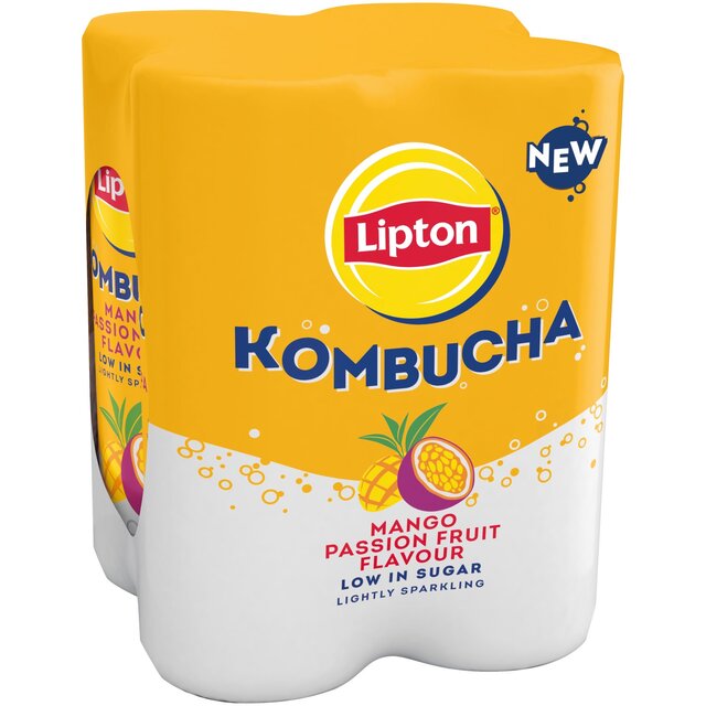 Lipton Mango & Passionfruit Kombucha thumbnail 3