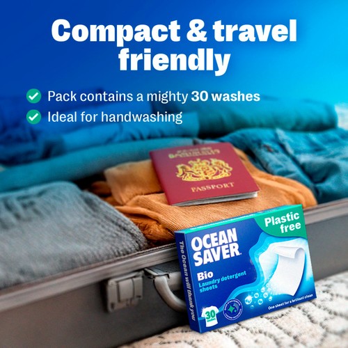 OceanSaver Plastic Free Bio Laundry Detergent Sheets thumbnail 7