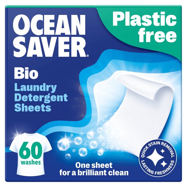 OceanSaver Plastic Free Bio Laundry Detergent Sheets
