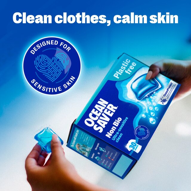 OceanSaver Plastic Free 30 Non-Bio Washing Capsules thumbnail 4