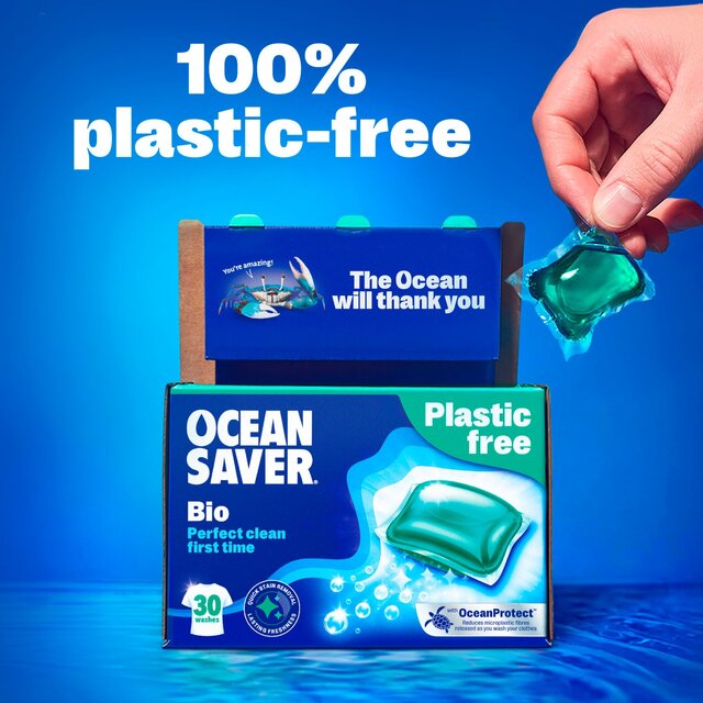 OceanSaver Plastic Free 30 Bio Washing Capsules thumbnail 7