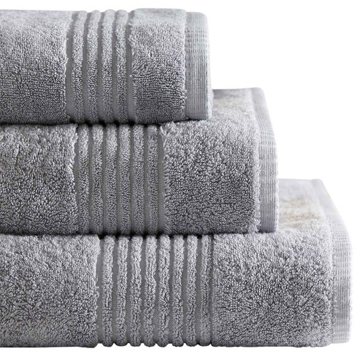 M&S Collection Luxury Egyptian Cotton Face Towels, Silver Grey thumbnail 3
