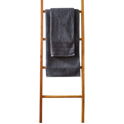 M&S Collection Luxury Egyptian Cotton Face Towels, Charcoal thumbnail 6