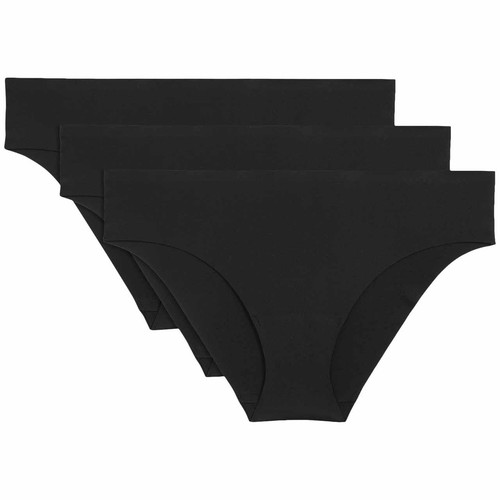 M&S Womens Brazilian Knickers, 18, Black thumbnail 5