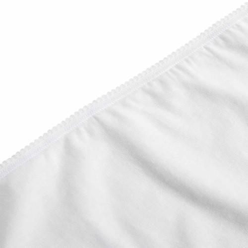 M&S Womens Pure Cotton Bikini Knickers, 16, White thumbnail 5