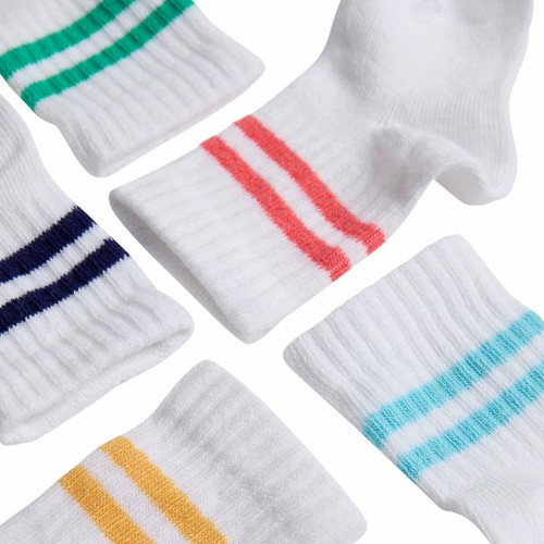M&S Girls Cotton Baby Socks, 12-24 Months, White thumbnail 3