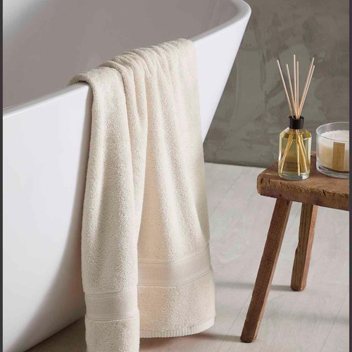 M&S Collection Ultimate Super Soft Pure Cotton, Face Towels, Cream thumbnail 2