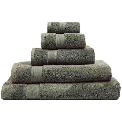 M&S Collection Ultimate Super Soft Pure Cotton, Face Towels, Moss Green