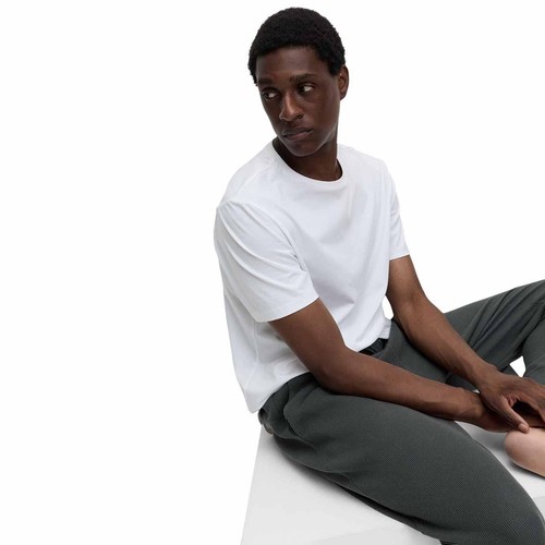 M&S Mens Pure Cotton Loungewear Bottoms, L, Cedar thumbnail 4