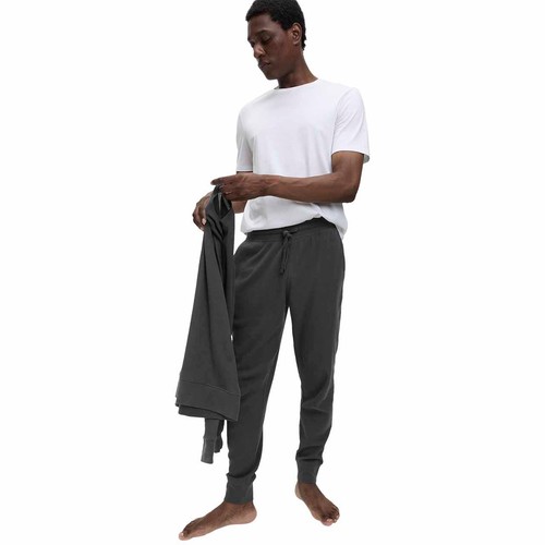 M&S Mens Pure Cotton Loungewear Bottoms, XL, Cedar thumbnail 2