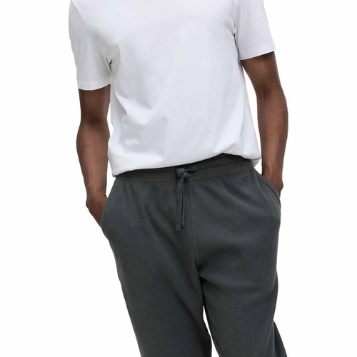 M&S Mens Pure Cotton Loungewear Bottoms, XL, Cedar thumbnail 4