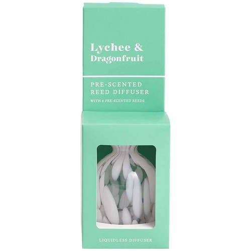 M&S Lychee & Dragonfruit Reed Diffuser, White thumbnail 3