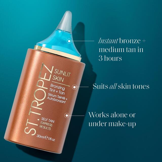 St Tropez Sunlit Skin Bronzing Tint + Tan thumbnail 3