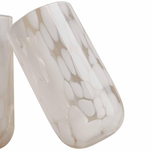 M&S Speckled Hi Ball Glasses, White thumbnail 3