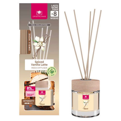 Cristalinas Reed Diffuser Spice Vanilla Latte