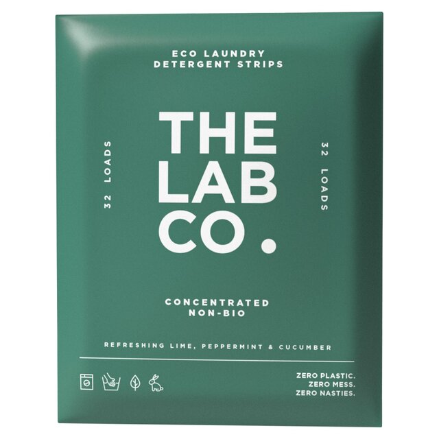 The Lab Co. Laundry Detergent Strips Refreshing 32pk