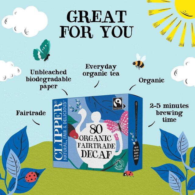 Clipper Organic Naturally Decaffeinated Tea Bags thumbnail 8